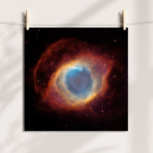 Helix Nebula Celestial Foto Poster