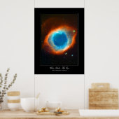 Helix Nebula - Das Auge Gottes Bild Poster (Küche)