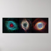 Helix Nebula Eyes 36x12 (36x12) Poster (Vorne)