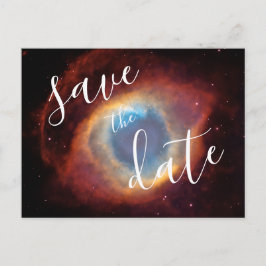 Helix Nebula Foto Elegant Save the Date Ankündigungspostkarte