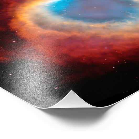 Helix Nebula Fotodruck (Ecke)