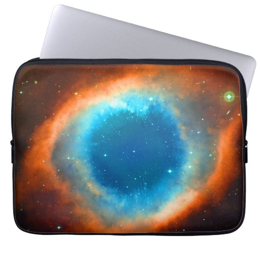 Helix Nebula, Galaxien und Sterne Laptopschutzhülle (Vorderseite)