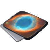 Helix Nebula, Galaxien und Sterne Laptopschutzhülle (Vorne Knopf)