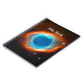 Helix Nebula, Galaxien und Sterne Notizblock (Linke Seite)
