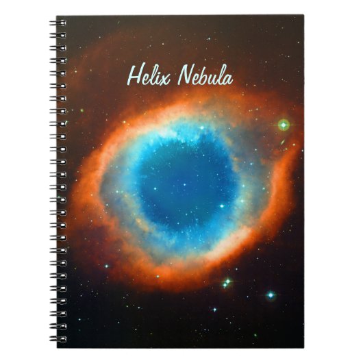Helix Nebula, Galaxien und Sterne Notizblock (Vorderseite)