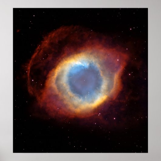 Helix Nebula (Hubble Telescope) Poster (Vorne)