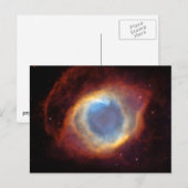Helix Nebula (Hubble Telescope) Postkarte (Vorne/Hinten)