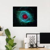 Helix Nebula Infrarred Spitzer Poster (Heimbüro)
