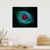 Helix Nebula Infrarred Spitzer Poster (Küche)
