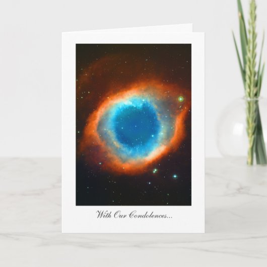 Helix Nebula - mit unserem Beileid Karte (Vorderseite)