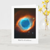 Helix Nebula - mit unserem Beileid Karte (Gelbe Blume)