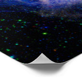 Helix Nebula NASA Lila Poster (Ecke)