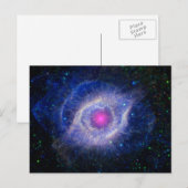 Helix Nebula NASA Lila Postkarte (Vorne/Hinten)