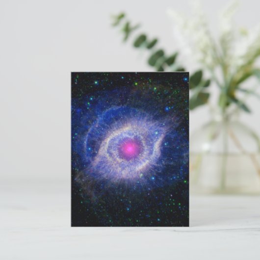 Helix Nebula NASA Lila Postkarte (Stehend Vorderseite)
