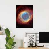 Helix Nebula NGC7293 - NASA Hubble Weltraumtelesko Poster (Heimbüro)