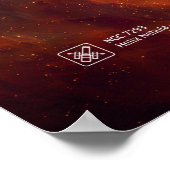 Helix Nebula, NGC 7293 - Poster (Ecke)