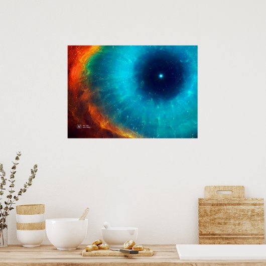 Helix Nebula, NGC 7293 - Poster (Küche)