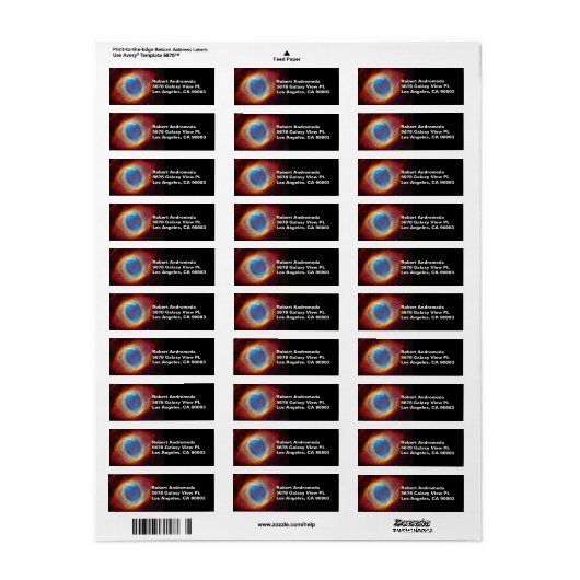 Helix Nebula oder NGC 7293 Ansicht mit HST, ZGOS, (Vorne)