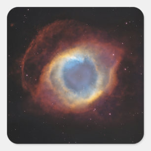 Helix Nebula Quadratischer Aufkleber