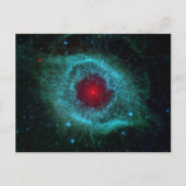 Helix Nebula, schöne Sterne in der Galaxie Postkarte (Vorderseite)