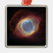 Helix Nebula Silbernes Ornament (Vorne)