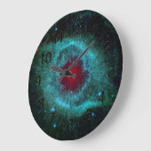 Helix Nebula Space Astronomy Science Foto Große Wanduhr (Winkel)