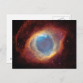 Helix Nebula Space Foto Postkarte (Vorne/Hinten)