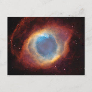 Helix Nebula Space Foto Postkarte