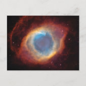 Helix Nebula Space Foto Postkarte (Vorderseite)