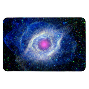 Helix Nebula Ultraviolettes Auge des Fotos des Wel Magnet