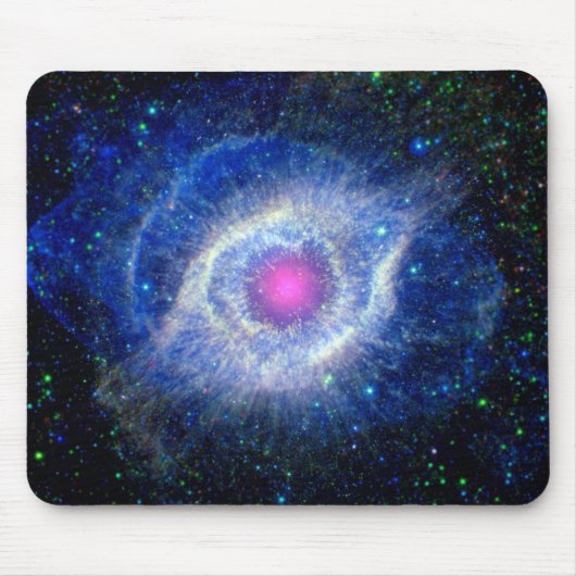 Helix Nebula Ultraviolettes Auge des Fotos des Wel Mousepad (Vorne)