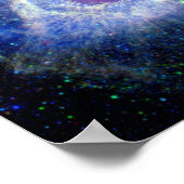 Helix Nebula Ultraviolettes Auge des Fotos des Wel Poster (Ecke)