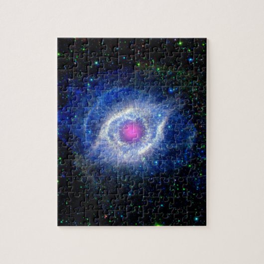 Helix Nebula Ultraviolettes Auge des Fotos des Wel Puzzle (Vertikal)
