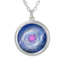 Helix Nebula Ultraviolettes Auge des Fotos des Wel Versilberte Kette