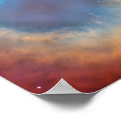 Helix Nebula von Hubble Poster (Ecke)