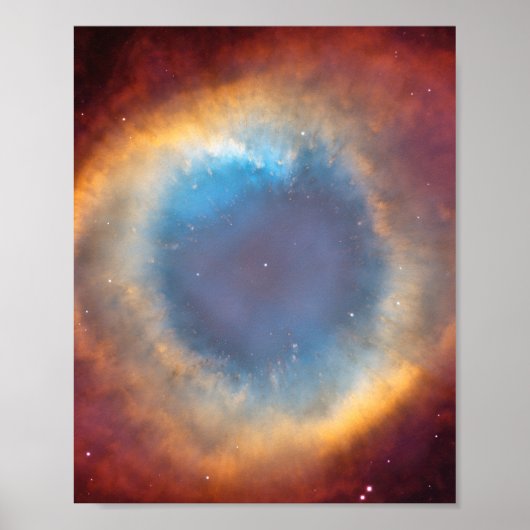 Helix Nebula von Hubble Poster (Vorne)
