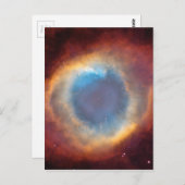 Helix Nebula von Hubble Postkarte (Vorne/Hinten)