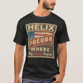 HELIX, ODER dort beginnt meine Geschichte T-Shirt (Vorderseite)