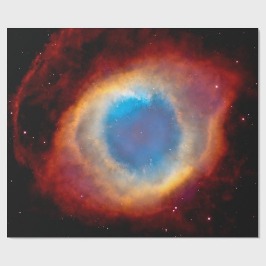 Helix Planetary Nebula NGC 7293 - Auge Gottes Geschenkpapier (Flach)