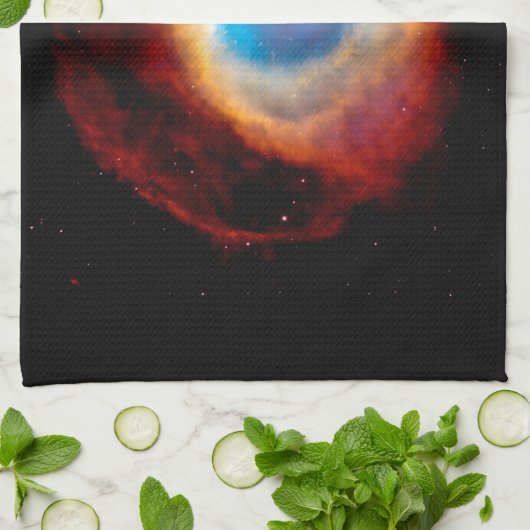 Helix Planetary Nebula NGC 7293 - Auge Gottes Geschirrtuch (Gefaltet)