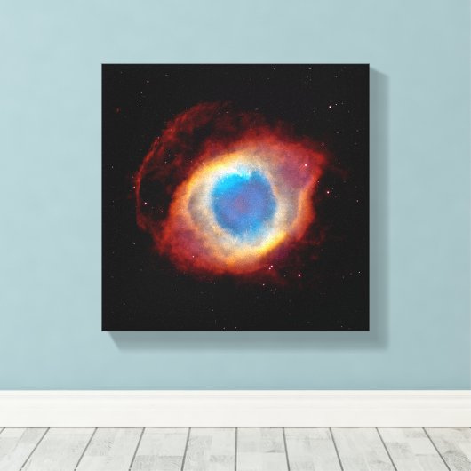 Helix Planetary Nebula NGC 7293 - Auge Gottes Leinwanddruck (Insitu (Holzboden))