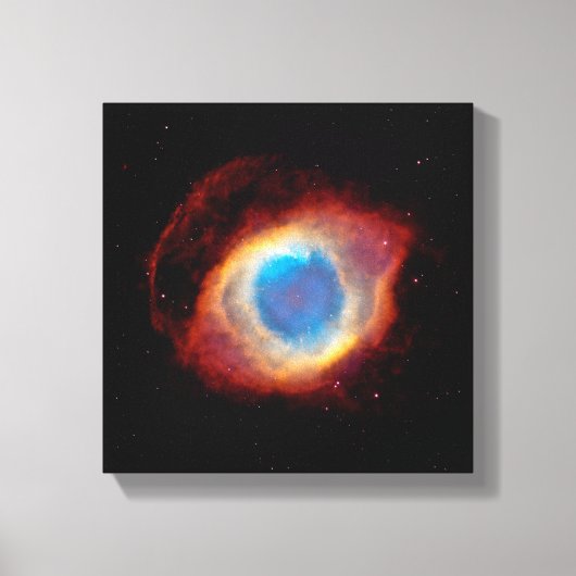 Helix Planetary Nebula NGC 7293 - Auge Gottes Leinwanddruck (Vorderseite)