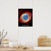 Helix Planetary Nebula NGC 7293 - Auge Gottes Poster (Küche)