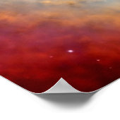 Helix Planetary Nebula NGC 7293 - Eye of God Poste Poster (Ecke)