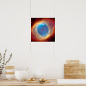 Helix Planetary Nebula NGC 7293 - Eye of God Poste Poster (Küche)