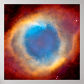 Helix Planetary Nebula NGC 7293 - Eye of God Poste Poster (Vorne)