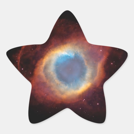 Helixnebel Stern-Aufkleber (Vorderseite)