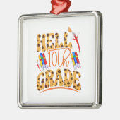 Hell 10. Klasse Lehrer Ornament Aus Metall (Links)