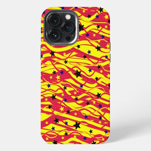 Hell abstrahiert iPhone hülle (Rückseite)