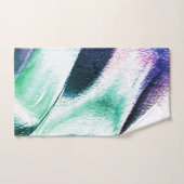 Hell aus mattem Metall, grün bis blau Badhandtuch Set (Handtuch)